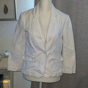 Original Vintage Y2K Juicy Couture white denim jacket/blazer